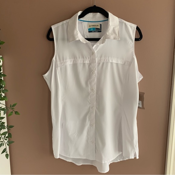 Magellan Outdoors Tops Magellan Womens Fish Gear Semi Fitted